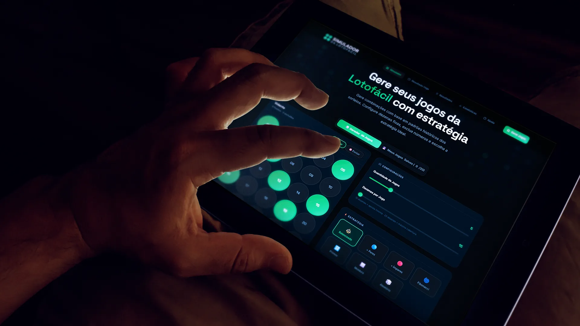 Simulador da Lotofácil