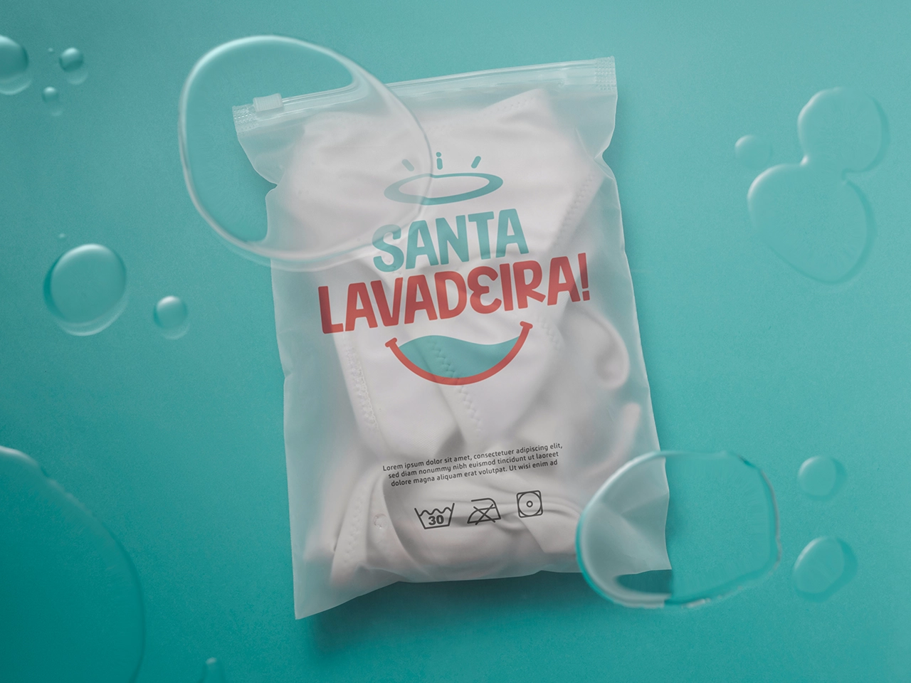 Projeto de identidade visual para Santa Lavadeira por Marcelo Henrique